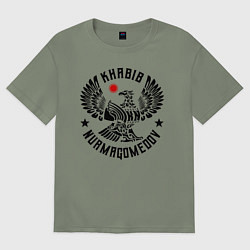 Женская футболка оверсайз Хабиб Нурмагомедов