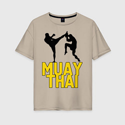 Женская футболка оверсайз Muay Thai