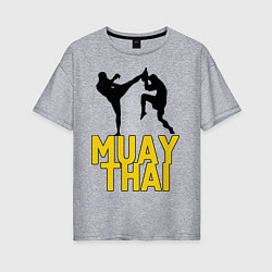 Женская футболка оверсайз Muay Thai