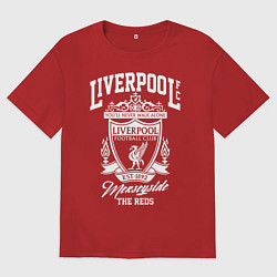 Женская футболка оверсайз Liverpool: Est 1892