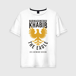 Футболка оверсайз женская Khabib: The Eagle, цвет: белый