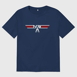 Женская футболка оверсайз Alt N7 Wings