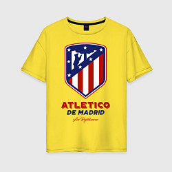 Женская футболка оверсайз Atlecito de Madrid