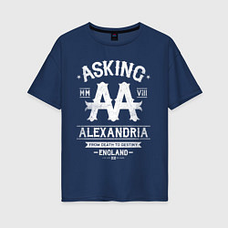 Женская футболка оверсайз Asking Alexandria: England