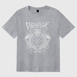 Женская футболка оверсайз Bullet For My Valentine