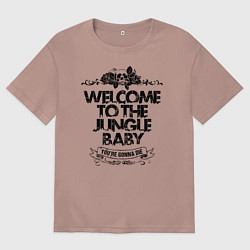 Женская футболка оверсайз Welcome to the Jungle
