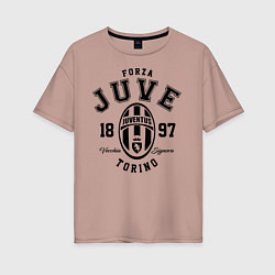Женская футболка оверсайз Forza Juve 1897: Torino