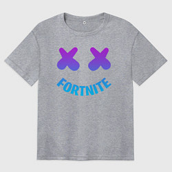 Женская футболка оверсайз FORTNITE x MARSHMELLO