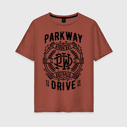 Женская футболка оверсайз Parkway Drive: Australia