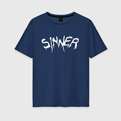 Женская футболка оверсайз SINNER