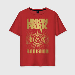 Женская футболка оверсайз Linkin Park: Road to Revolution