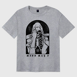 Футболка оверсайз женская Miss May I, цвет: меланж