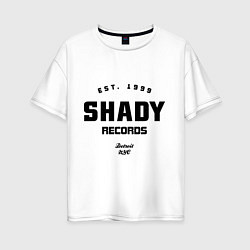 Женская футболка оверсайз Shady records