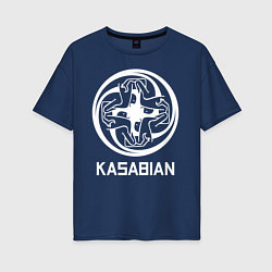 Женская футболка оверсайз Kasabian: Symbol