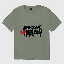 Женская футболка оверсайз Bring me the horizon