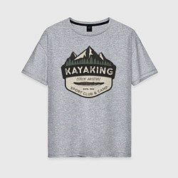 Женская футболка оверсайз Kayaking