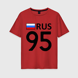Женская футболка оверсайз RUS 95