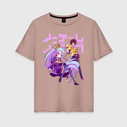 Женская футболка оверсайз No Game No Life