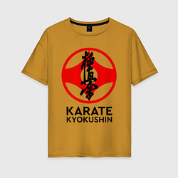 Женская футболка оверсайз Karate Kyokushin