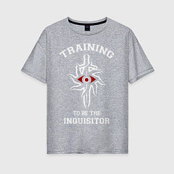 Женская футболка оверсайз Dragon Age: Training