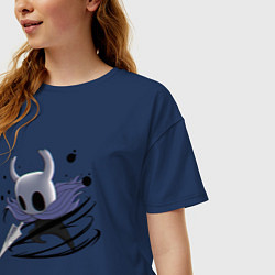 Футболка оверсайз женская Hollow Knight, цвет: тёмно-синий — фото 2