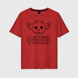 Женская футболка оверсайз TOP: NED