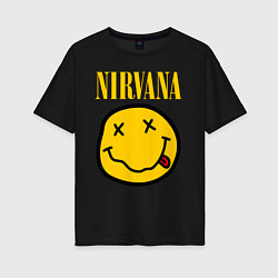 Женская футболка оверсайз NIRVANA