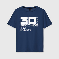 Женская футболка оверсайз 30 SECONDS TO MARS