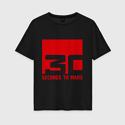 Женская футболка оверсайз 30 seconds to mars