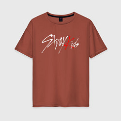 Женская футболка оверсайз STRAY KIDS FELIX