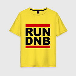 Женская футболка оверсайз RUN DNB