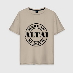 Женская футболка оверсайз Made in Altai