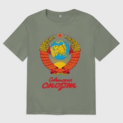 Женская футболка оверсайз Советский спорт СССР