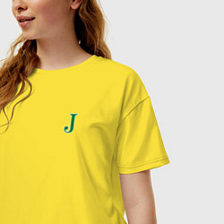 Футболка оверсайз женская J - Joker, цвет: желтый — фото 2