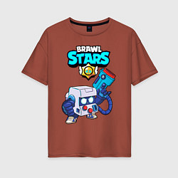 Женская футболка оверсайз BRAWL STARS 8-BIT