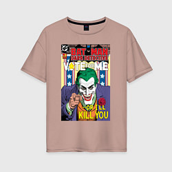 Женская футболка оверсайз Joker