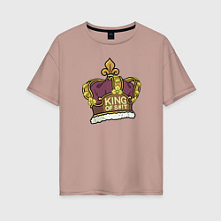 Женская футболка оверсайз King of S!T