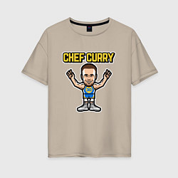 Женская футболка оверсайз Chef Curry