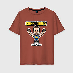 Женская футболка оверсайз Chef Curry