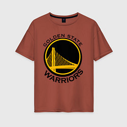 Женская футболка оверсайз GOLDEN STATE WARRIORS