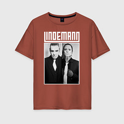 Женская футболка оверсайз Lindemann