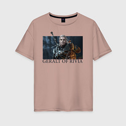 Женская футболка оверсайз GERALT OF RIVIA