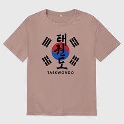 Женская футболка оверсайз Taekwondo