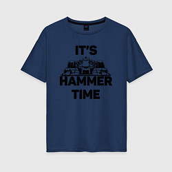 Женская футболка оверсайз It's hammer time