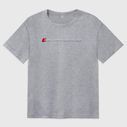 Женская футболка оверсайз AUDI RS