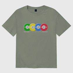 Женская футболка оверсайз Тяжелая атлетика