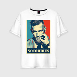 Женская футболка оверсайз Notorious