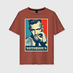 Женская футболка оверсайз Notorious