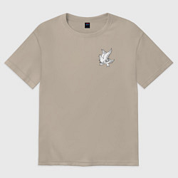 Женская футболка оверсайз LIL PEEP НА СПИНЕ