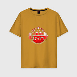 Женская футболка оверсайз Boss of GYM Color